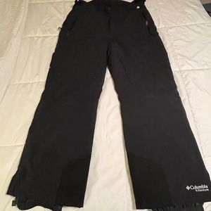Men's Columbia Titanium Omni-Tech Black Ski pants - size Large